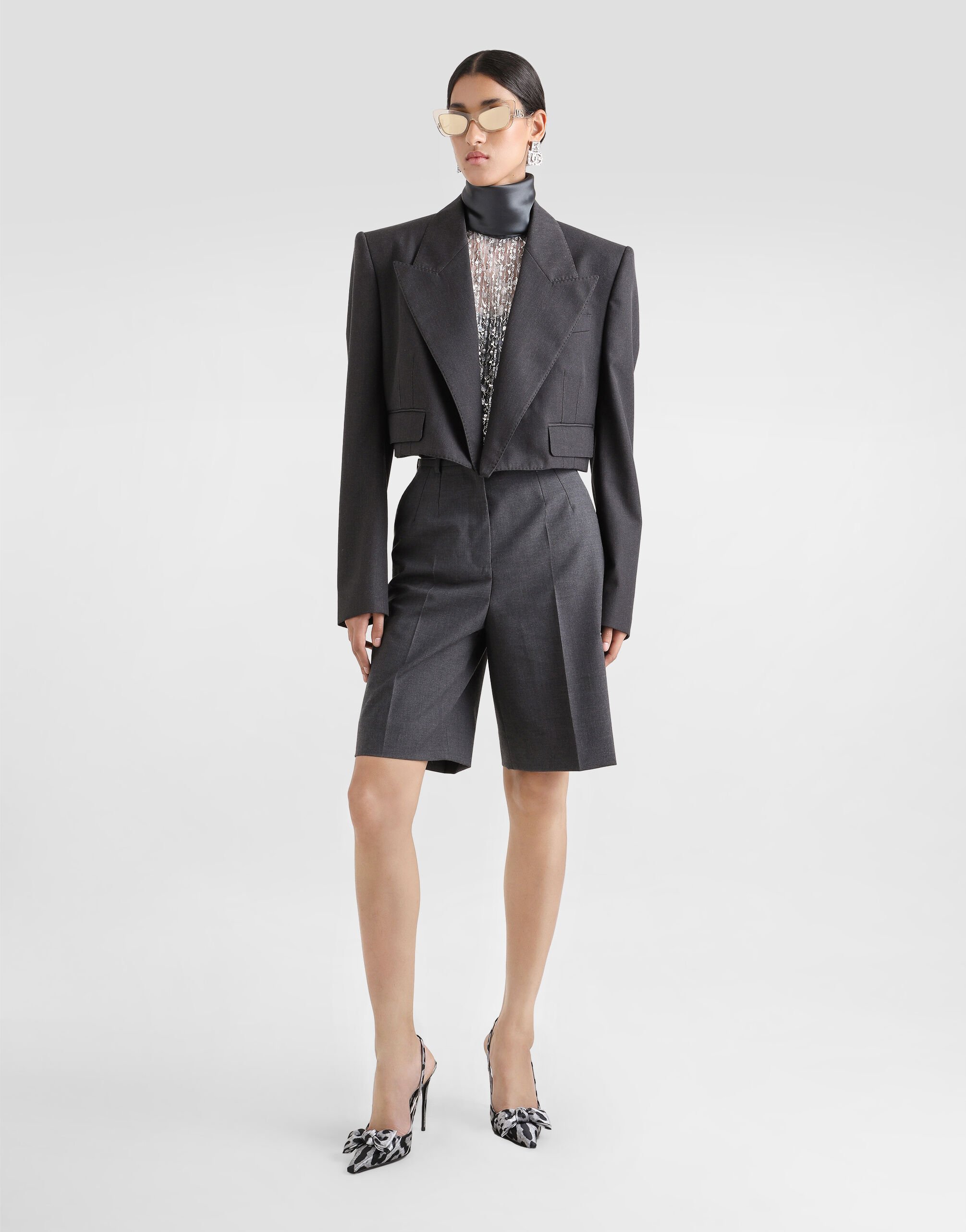 DOLCE & GABBANA ブラックレーススカート 36 DOLCE&GABBANA レーススカート