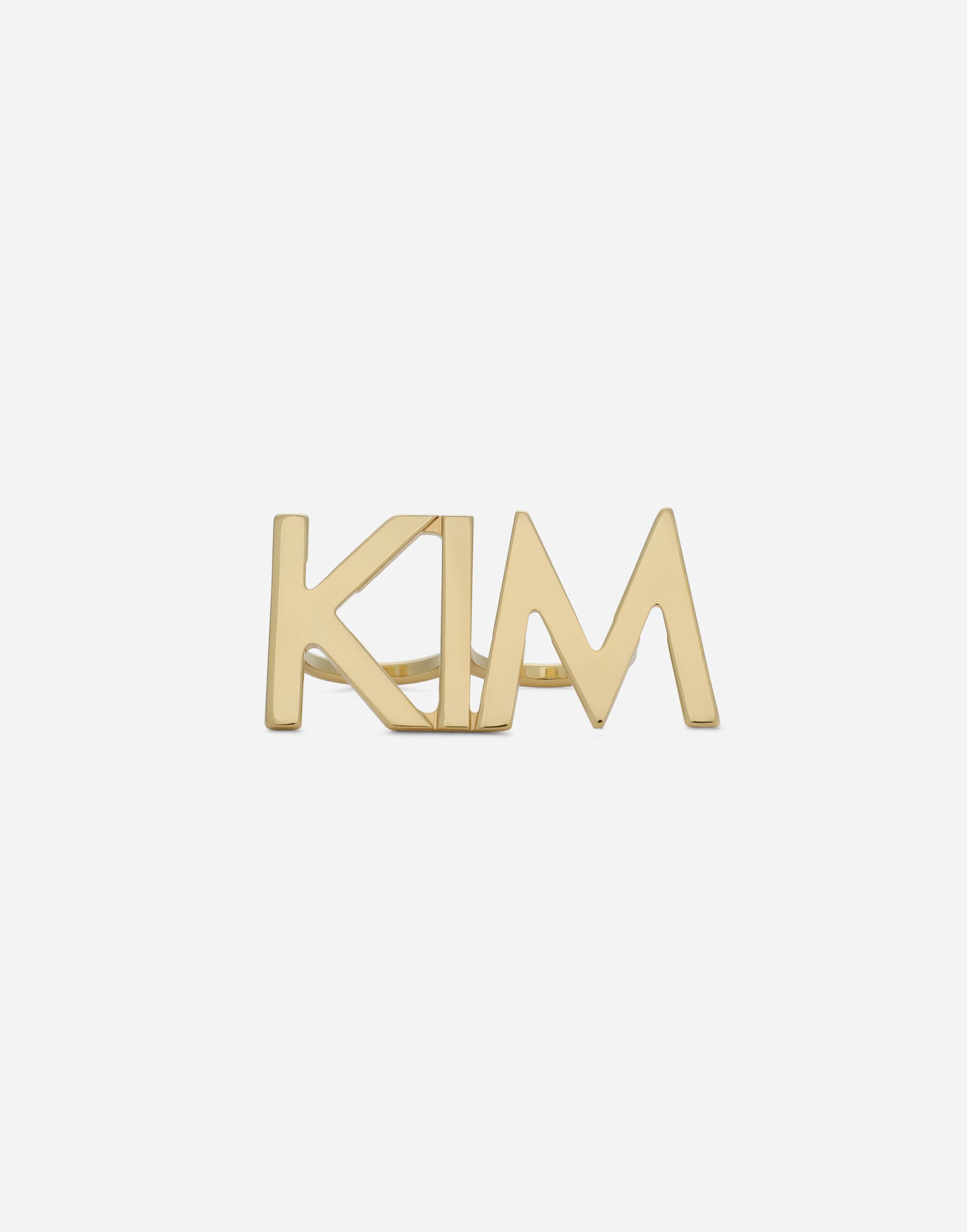 Dolce & Gabbana KIM DOLCE&GABBANA Double "KIM" ring Gold WNP4L2W1111