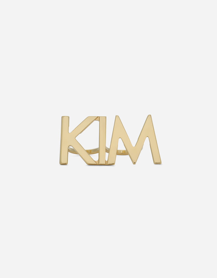 Dolce & Gabbana KIM DOLCE&GABBANA Anillo doble «KIM» Dorado WRP4L1W1111