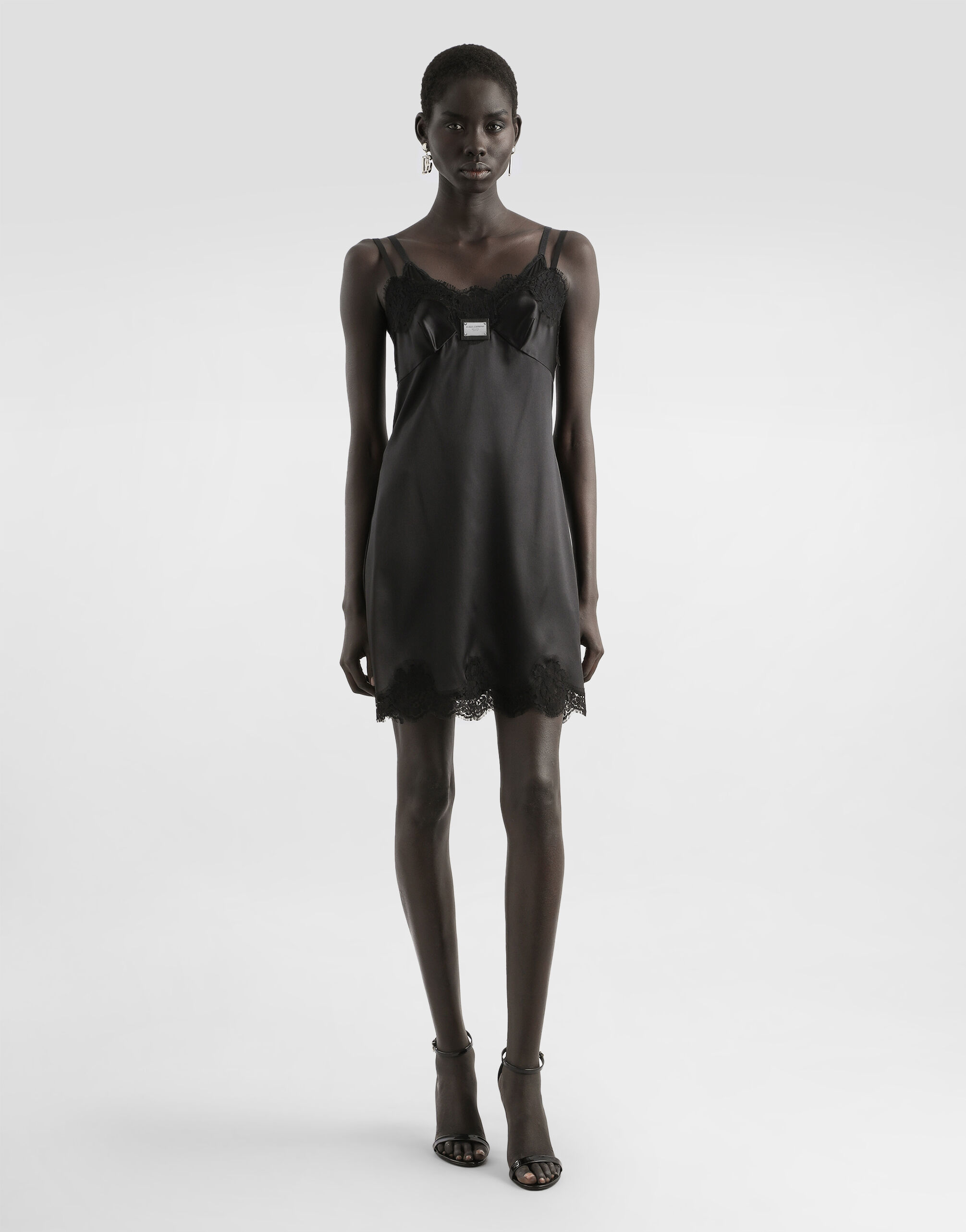 Short slip dress with Dolce&Gabbana tag in Black for Women