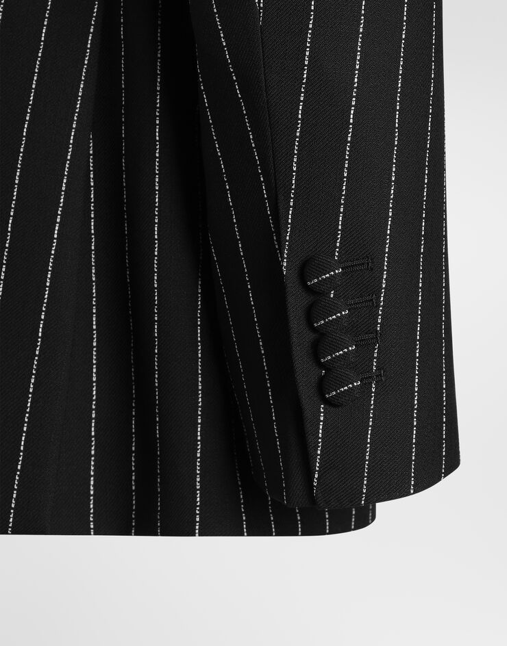 Dolce & Gabbana Double-breasted pinstripe jacket Dolce & Gabbana Double-breasted pinstripe jacket Multicolor G2VR4TGK570