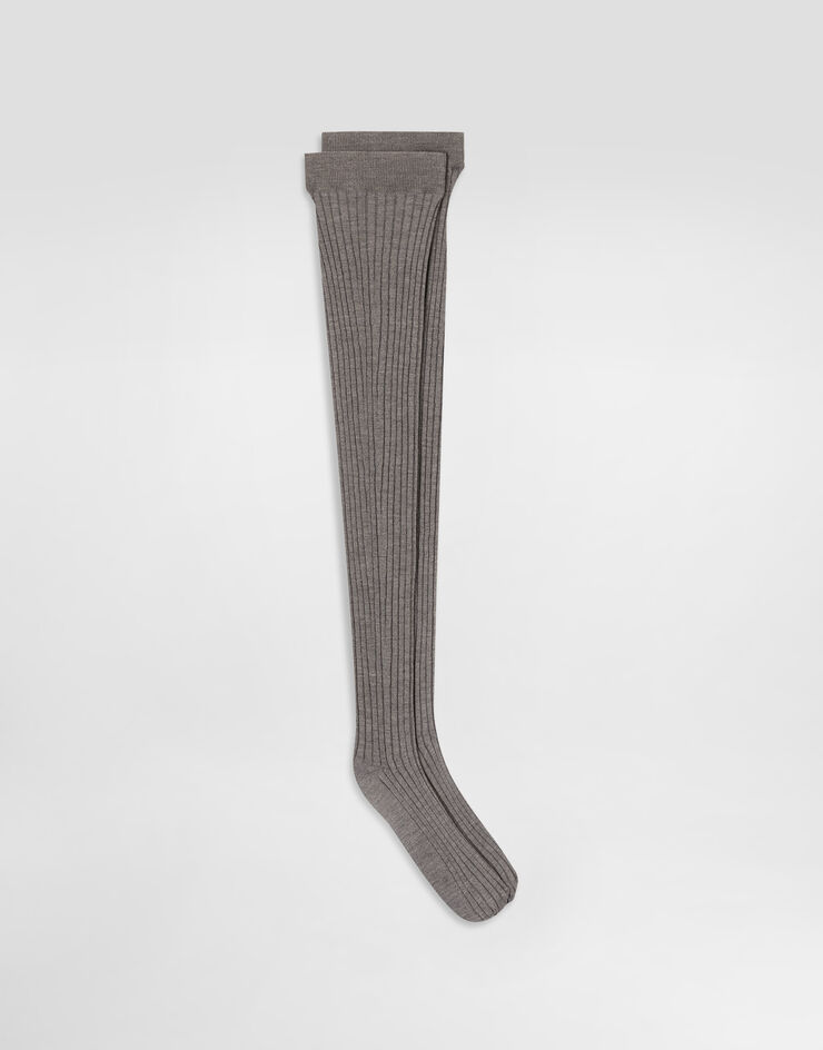 Dolce & Gabbana Hold-up socks Grey FXP17TJDVGH