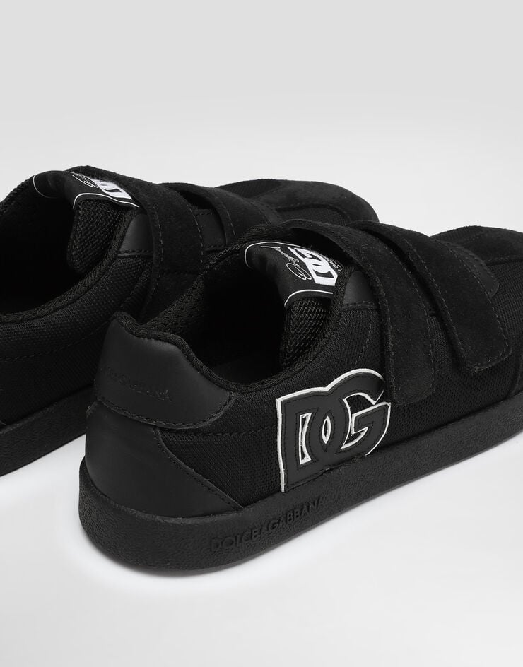 Dolce & Gabbana DG Original calfskin low-top sneakers with DG logo Black DA5254A4278