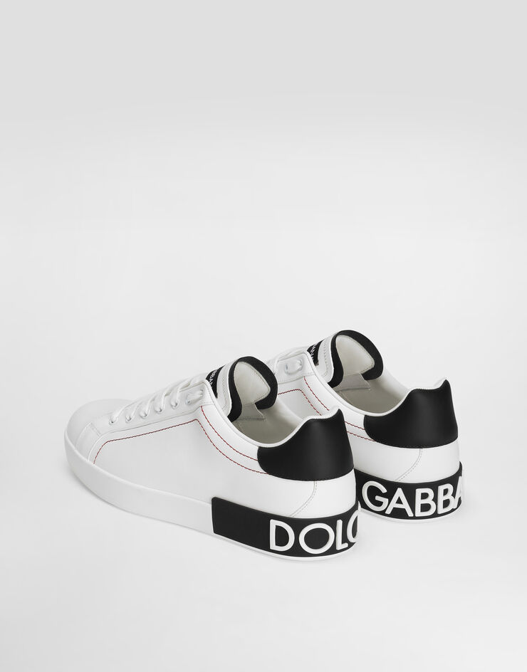 Dolce & Gabbana حذاء رياضي بورتوفينو نابا جلد العجل متعدد الألوان CS2216AH526