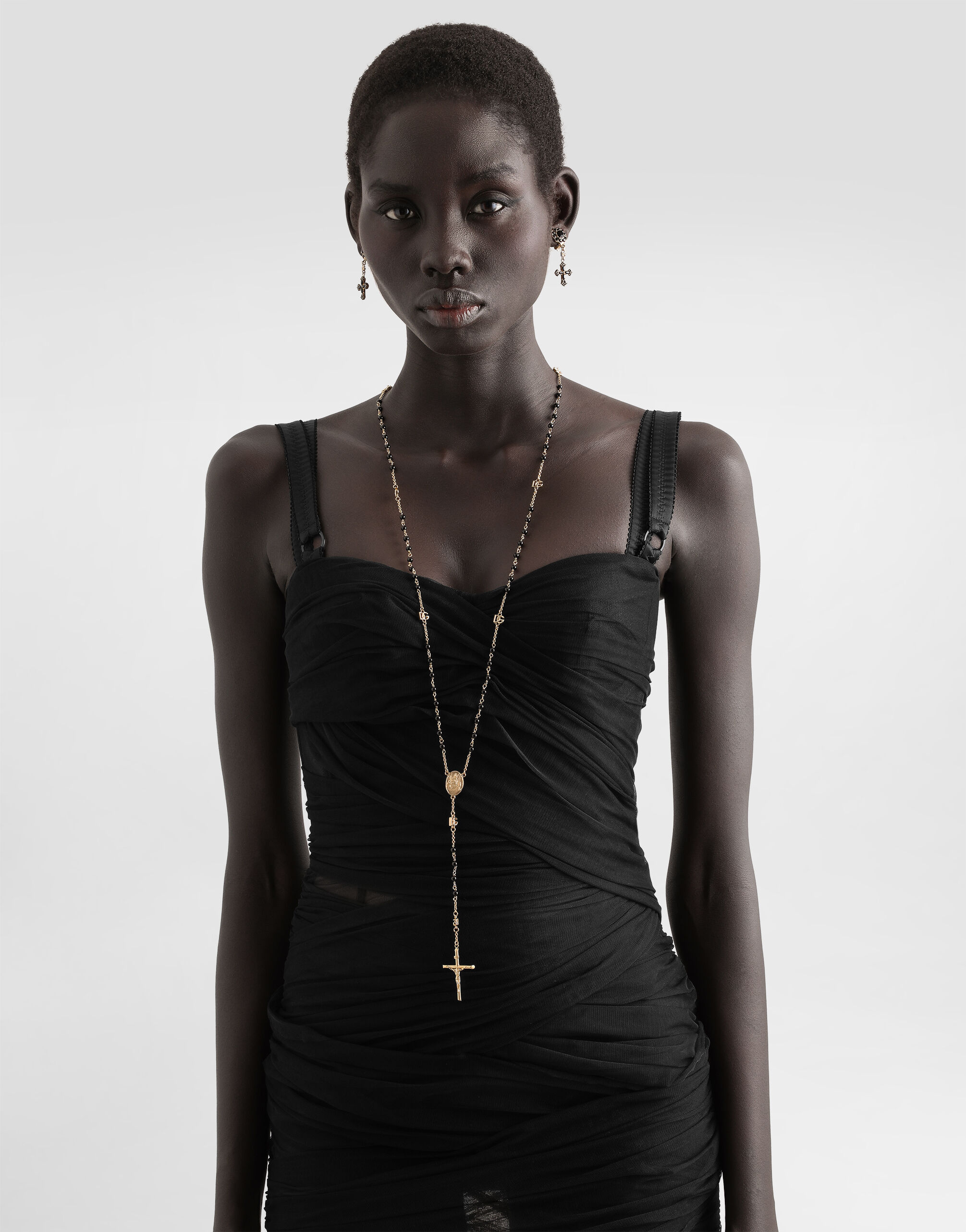 Rosary-style necklace in Gold for Women | Dolce&Gabbana® US