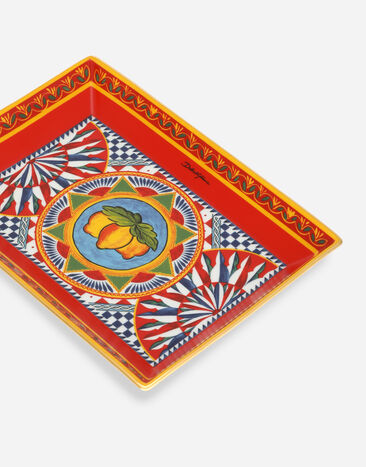 Dolce & Gabbana Porcelain Trinket Dish Multicolor TCC199TCAMS