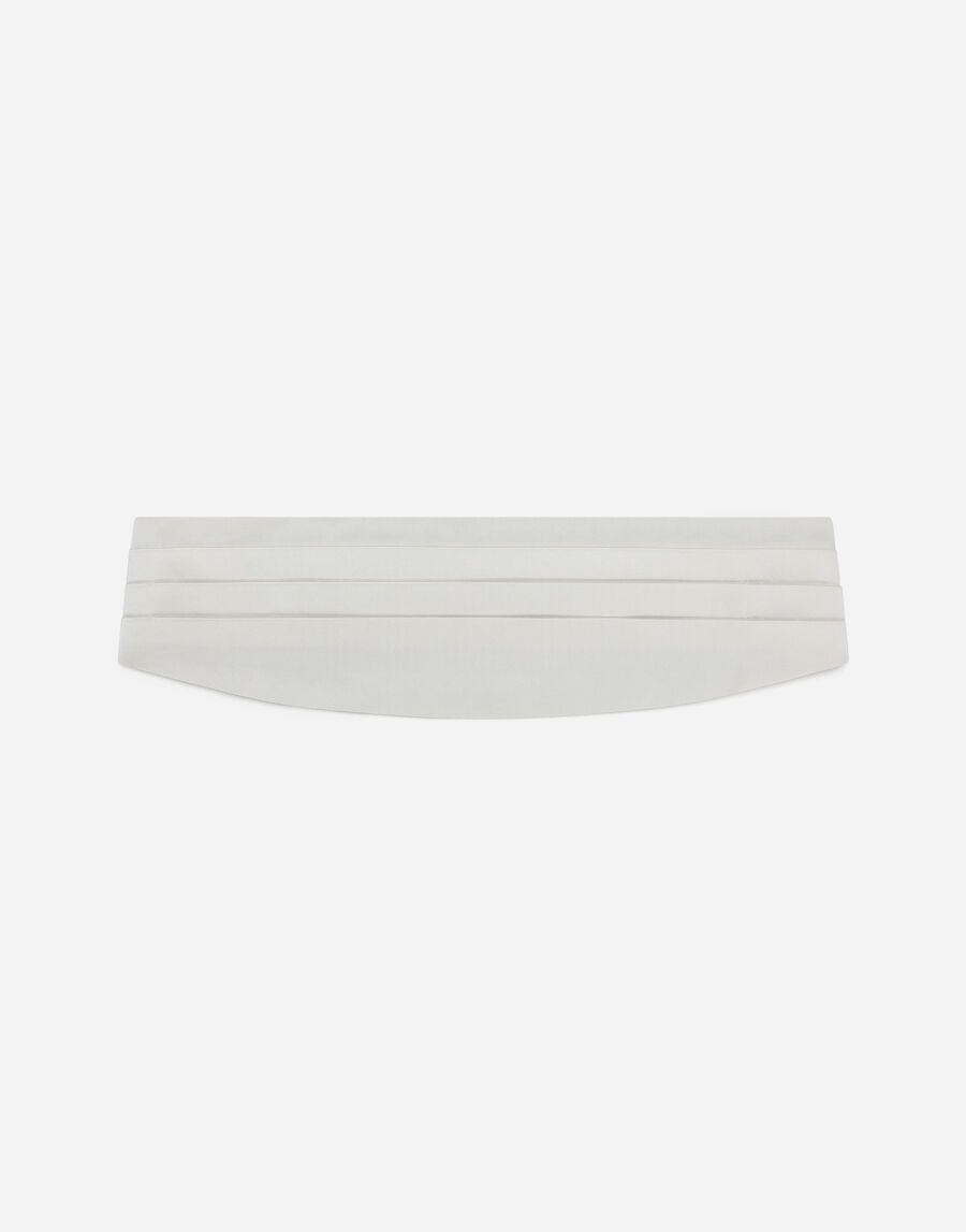 Silk satin cummerbund