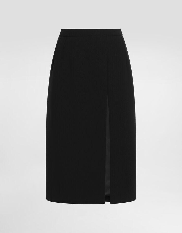 Dolce & Gabbana Double wool skirt Dolce & Gabbana Double wool skirt Black F4DEITFUBG1