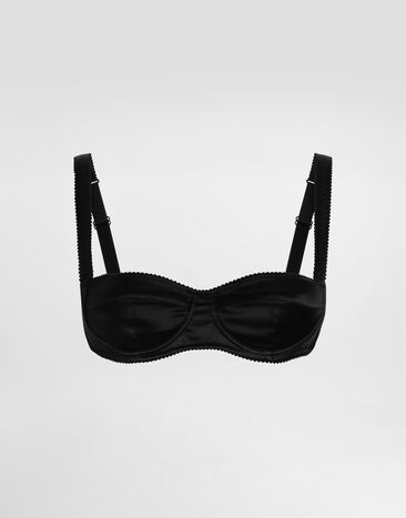 Dolce & Gabbana Soutien-gorge balconnet en satin Noir O1A12TONO13