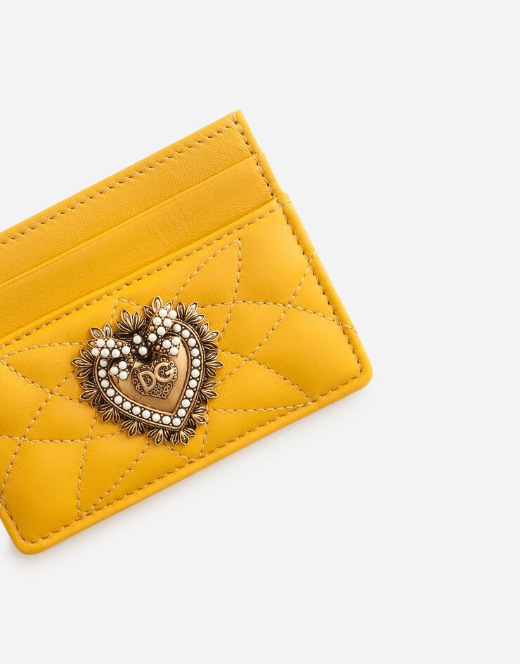 Dolce & Gabbana Devotion credit card holder Yellow BI0330AV967