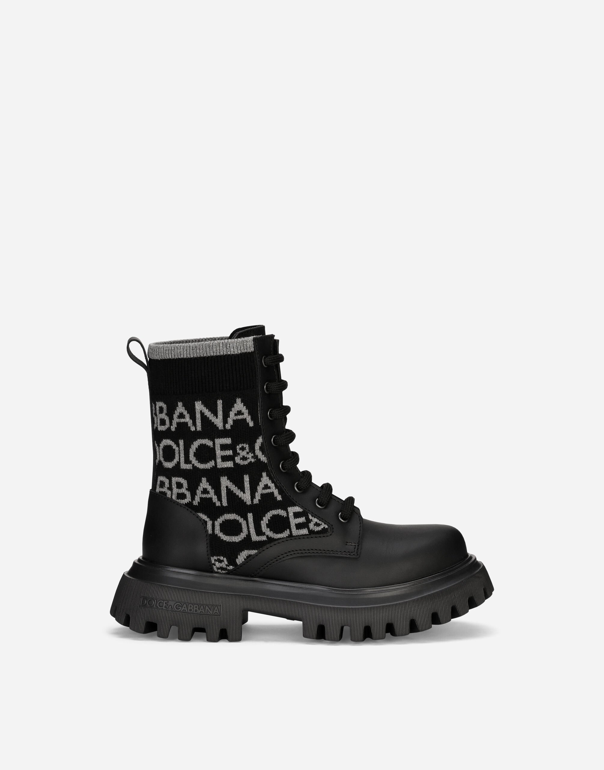 Dolce & Gabbana Calfskin ankle boots Beige DA5132A1061