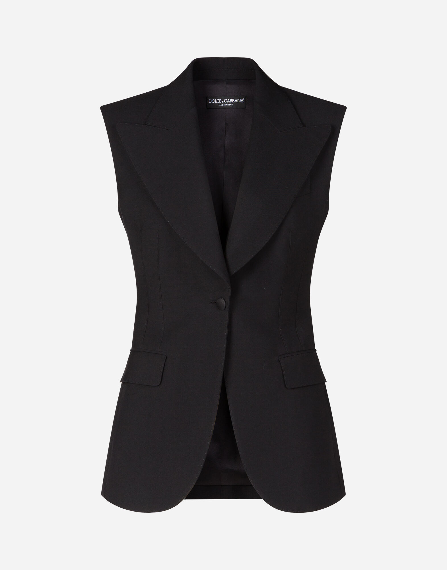 輝く高品質な gilet Single-breasted jacket fabric gabardine technical in スーツ