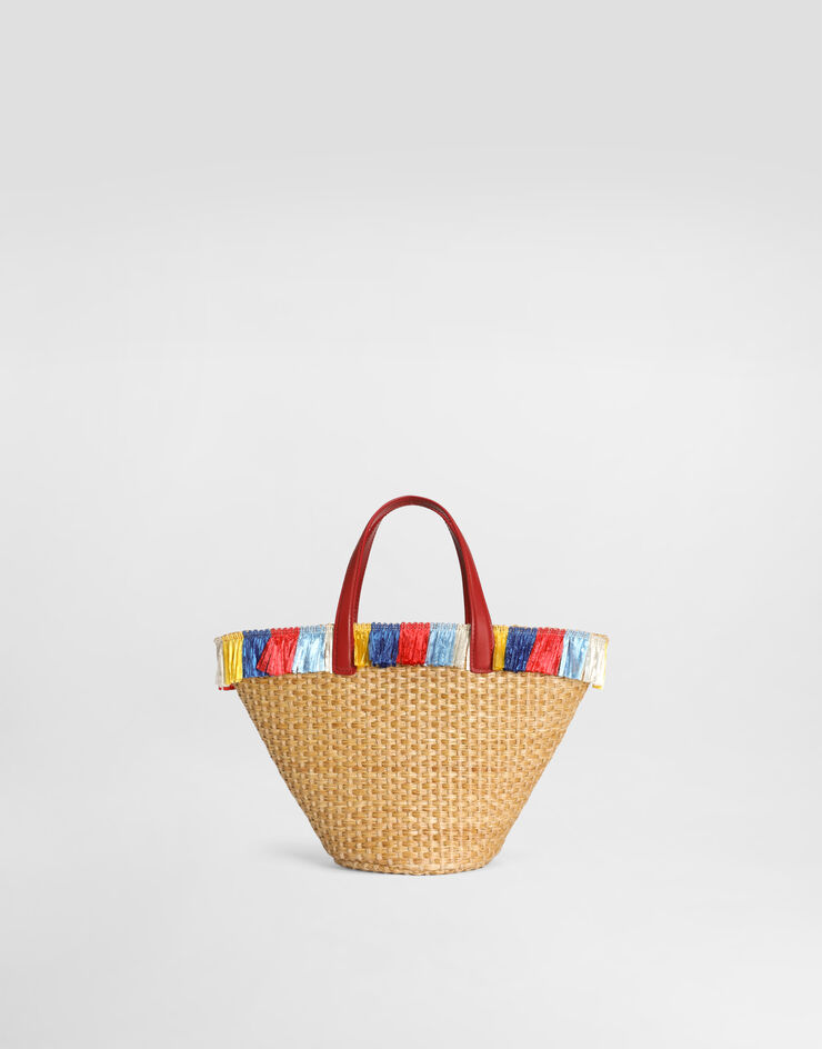 Dolce & Gabbana Raffia coffa bag Multicolor EB0249AX368