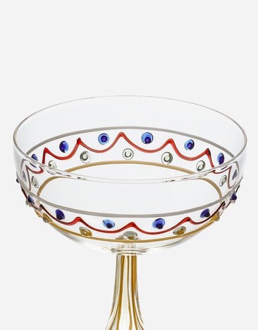 Dolce & Gabbana Champagne Glass Multicolor TCB027TCALV