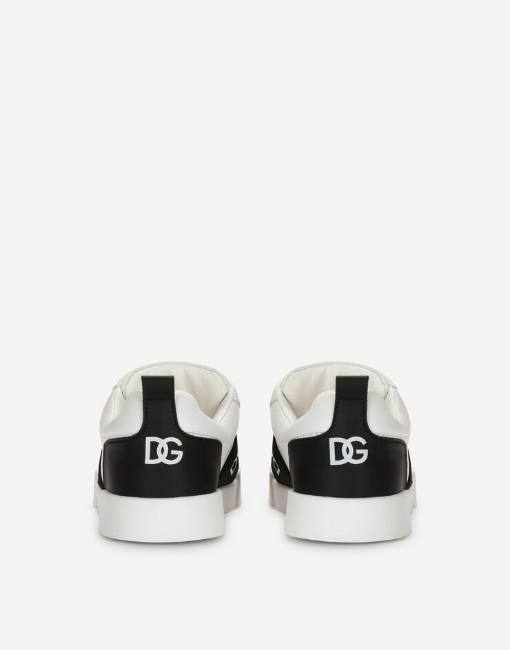 Dolce & Gabbana Calfskin Portofino slip-on sneakers Multicolor DA5129AD825