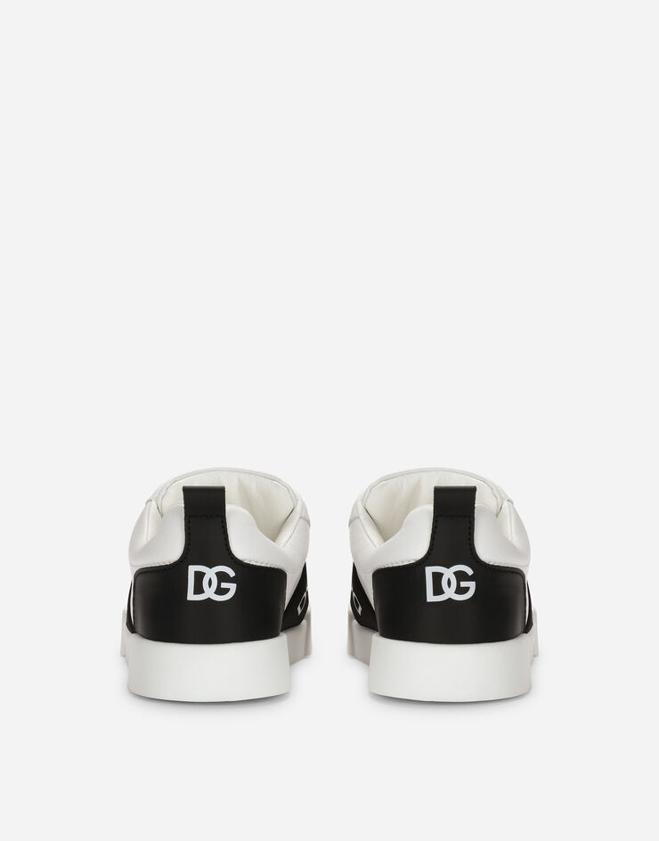 Dolce & Gabbana Slip-on-Sneaker Portofino aus Kalbsleder Mehrfarbig DA5129AD825