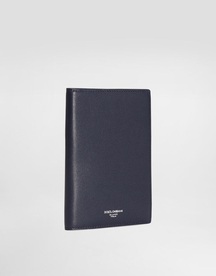 Dolce & Gabbana Crocodile leather passport case Blue BP2215AV956