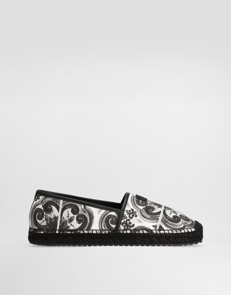 Dolce & Gabbana Shell-print canvas espadrilles Multicolor A50730AD506