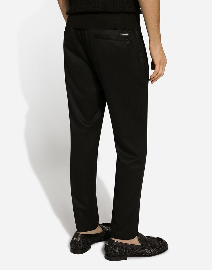 Dolce & Gabbana Wool jogging pants Black GYACETFU21Q