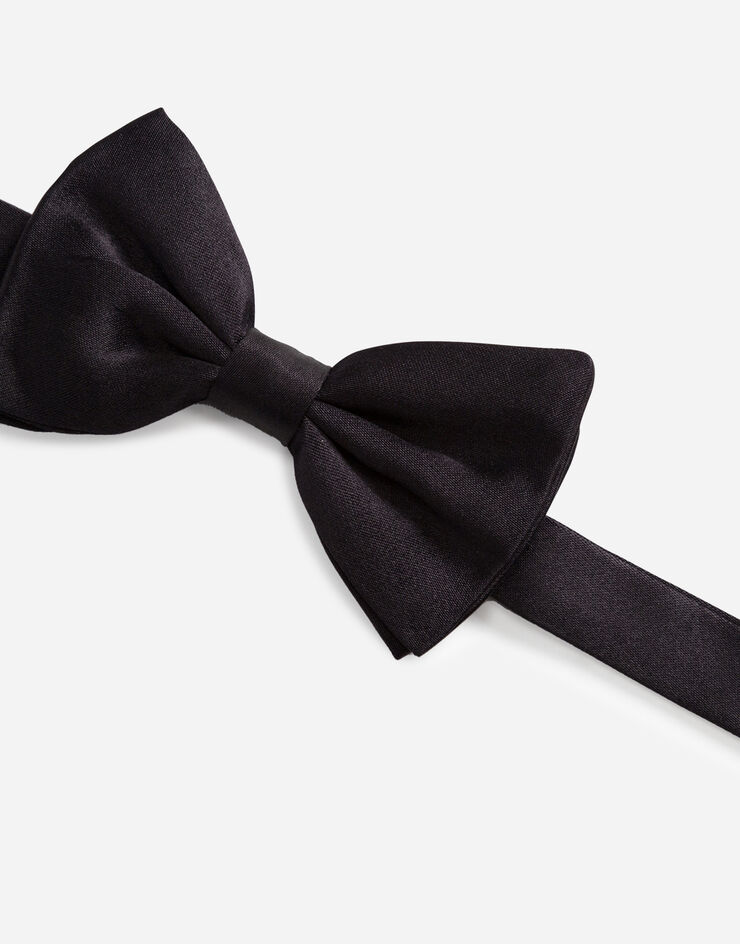 Dolce & Gabbana ربطة عنق حرير أسود LB1A58G0U05