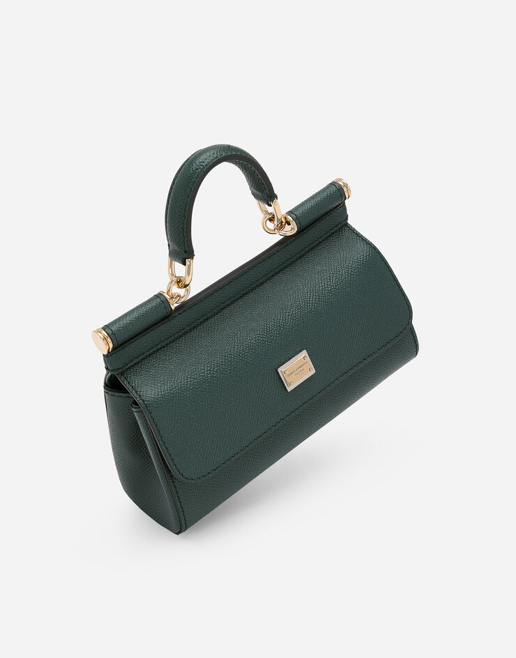 Dolce & Gabbana Маленькая сумка Sicily с короткой ручкой зеленый BB7116A1001