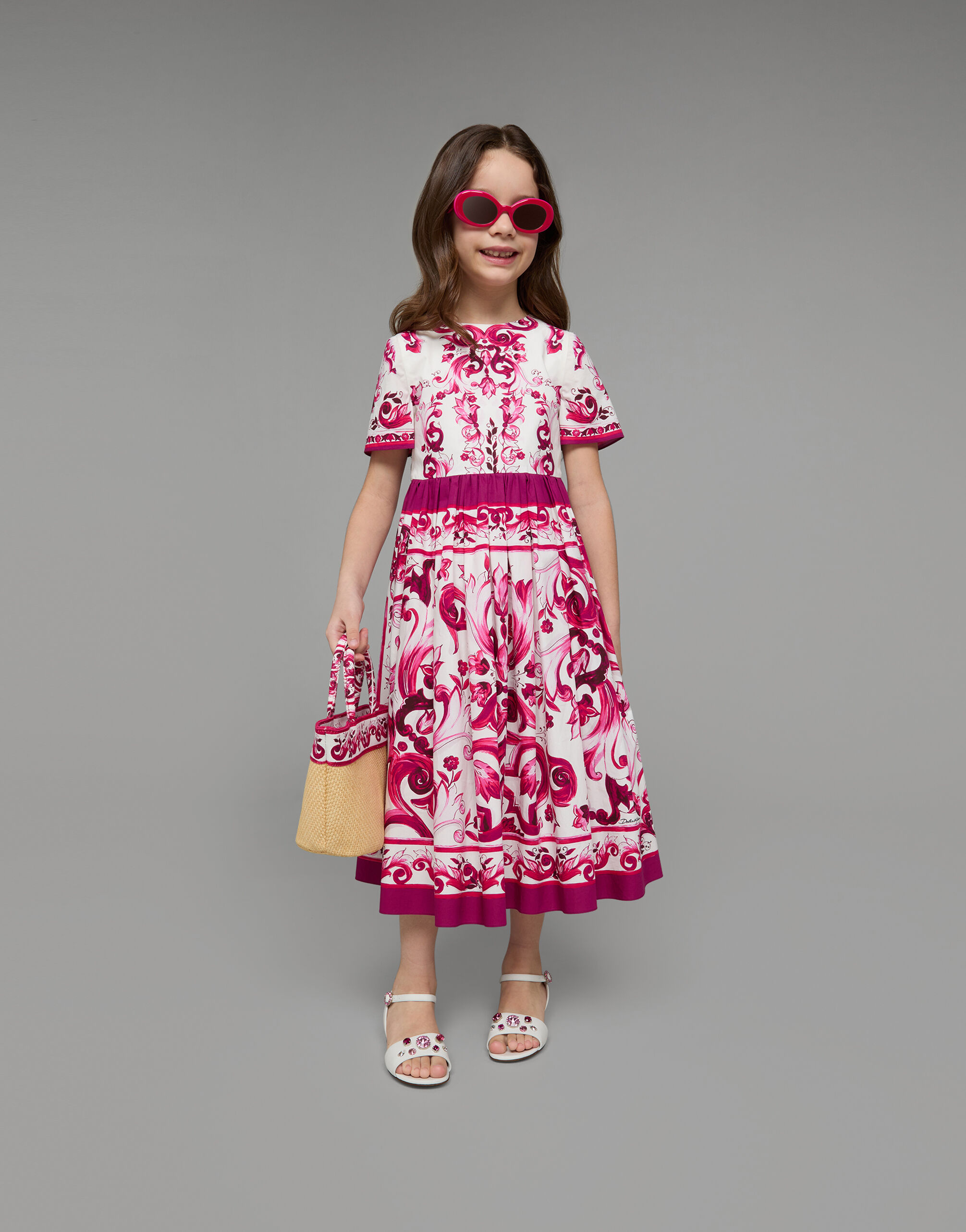 Dolce gabbana poplin dress sale
