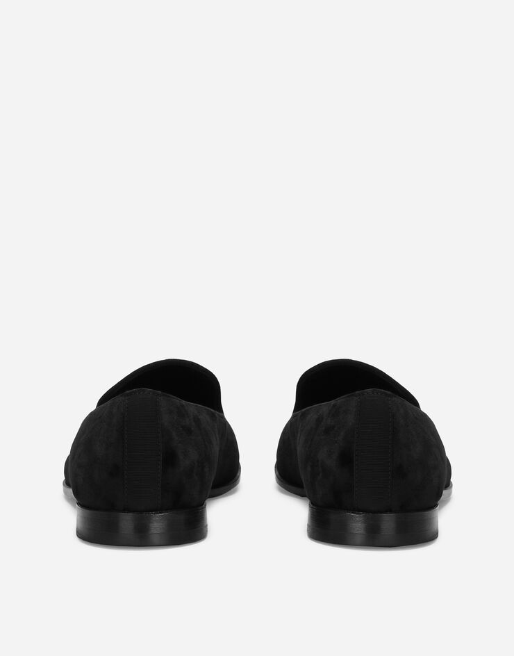 Dolce & Gabbana Velvet slippers Black A50550AO620