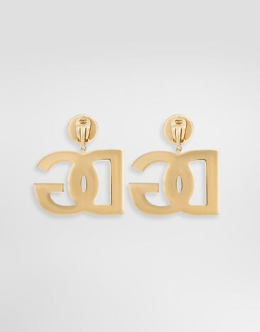 Dolce & Gabbana Clip-on earrings with DG logo Gold WEN6P2W1111