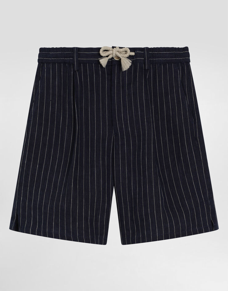 Dolce & Gabbana 스트라이프 패브릭 쇼츠 Multicolor L43Q63FR4BD