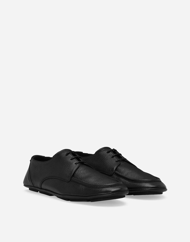 Dolce & Gabbana 鹿皮德比鞋 黑 A10822A8034