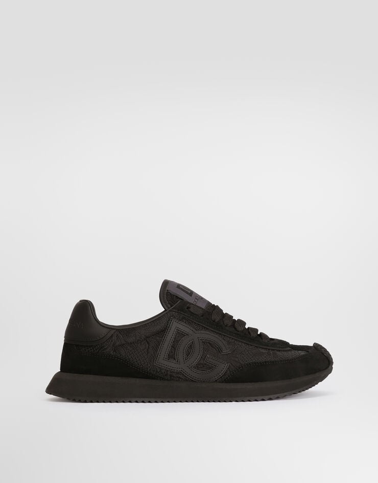 Dolce & Gabbana DG Cushion fabric sneakers Black CK2288A3M04