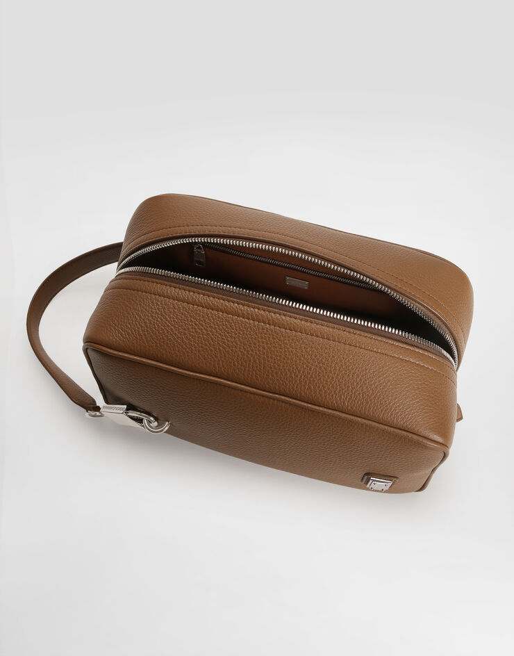 Dolce & Gabbana Lock calfskin handbag Brown BM2449A0370