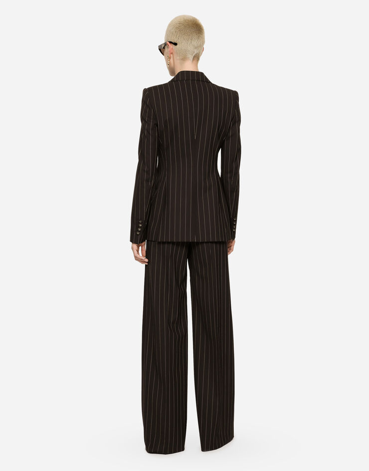 Dolce&Gabbana Single-breasted pinstripe wool Turlington jacket Multicolor F29WZTFRBC2
