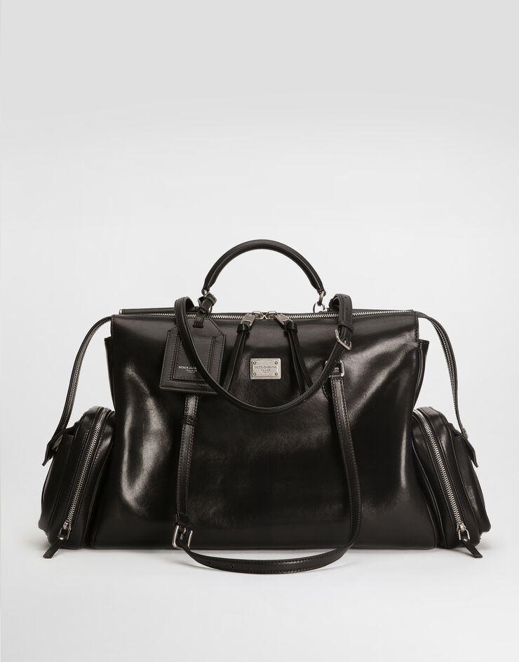 Dolce & Gabbana Vittoria calfskin bag Black BB7863AW118