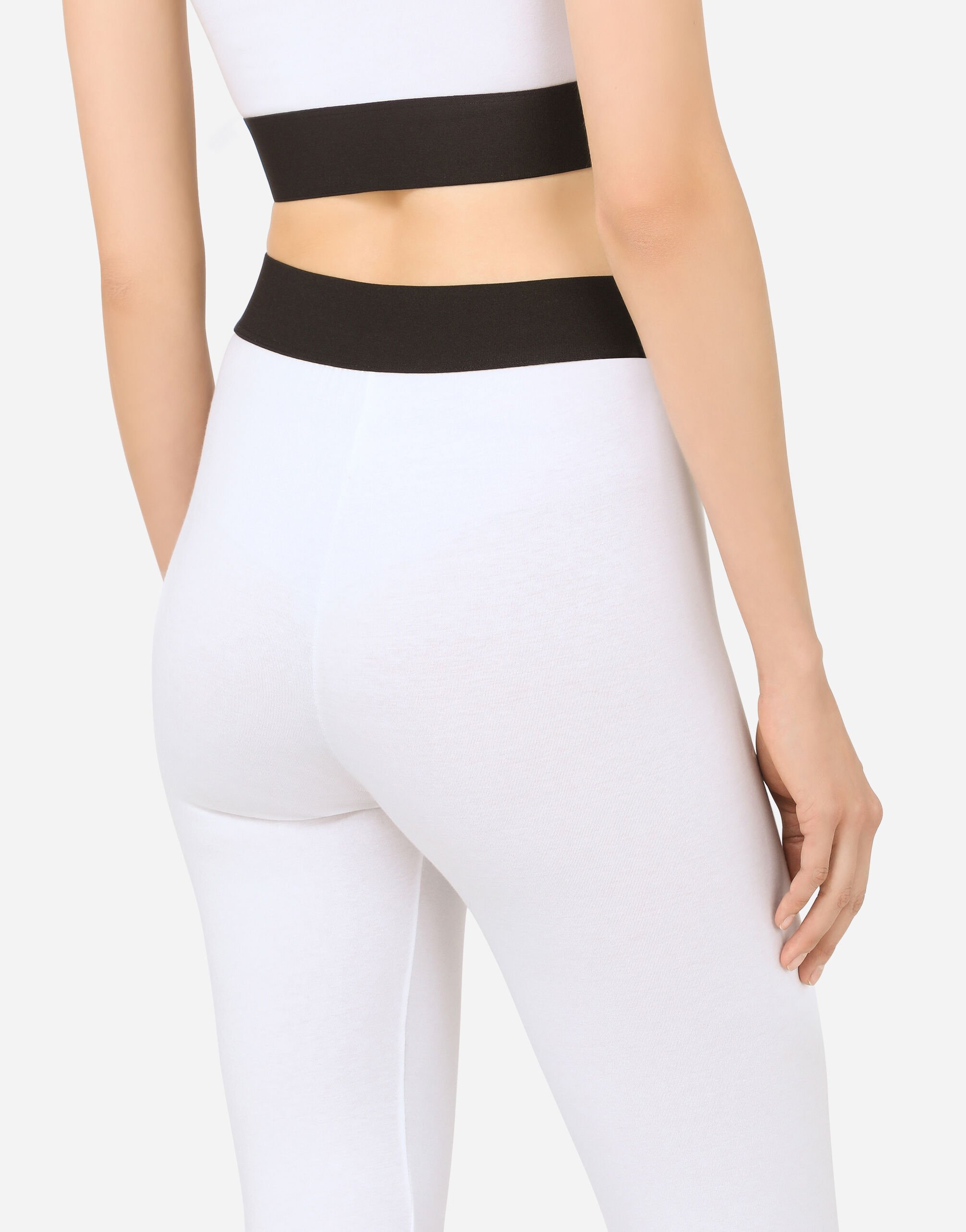 White jersey hot sale leggings