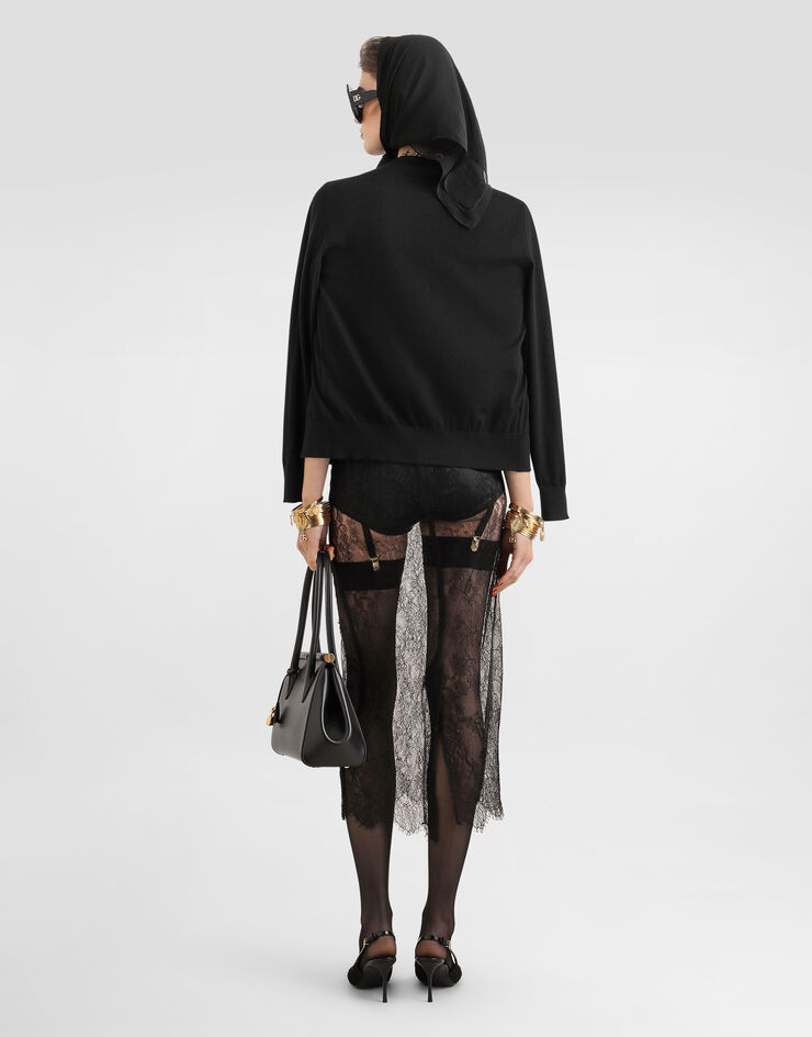 Dolce & Gabbana Cashmere top Black FXT02ZJGMHZ