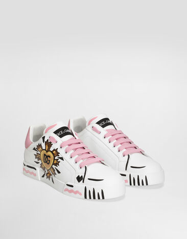 Dolce & Gabbana Portofino light strobel nappa calfskin sneakers Multicolor CK2398A0259