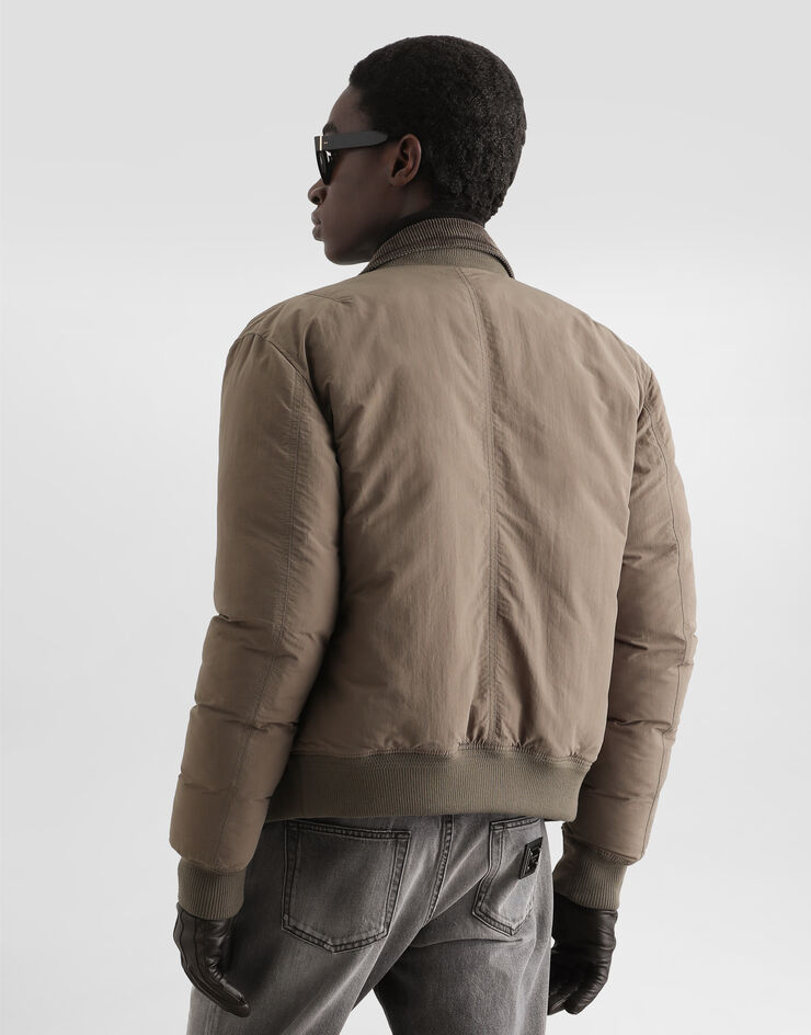 Dolce & Gabbana Padded canvas bomber jacket Dolce & Gabbana Padded canvas bomber jacket Multicolor G9CLUTFUS51