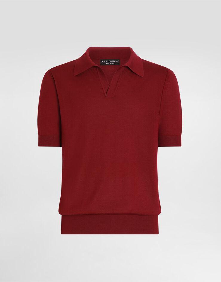 Dolce & Gabbana Cashmere polo shirt Dolce & Gabbana Cashmere polo shirt GXZBUTJBW1W