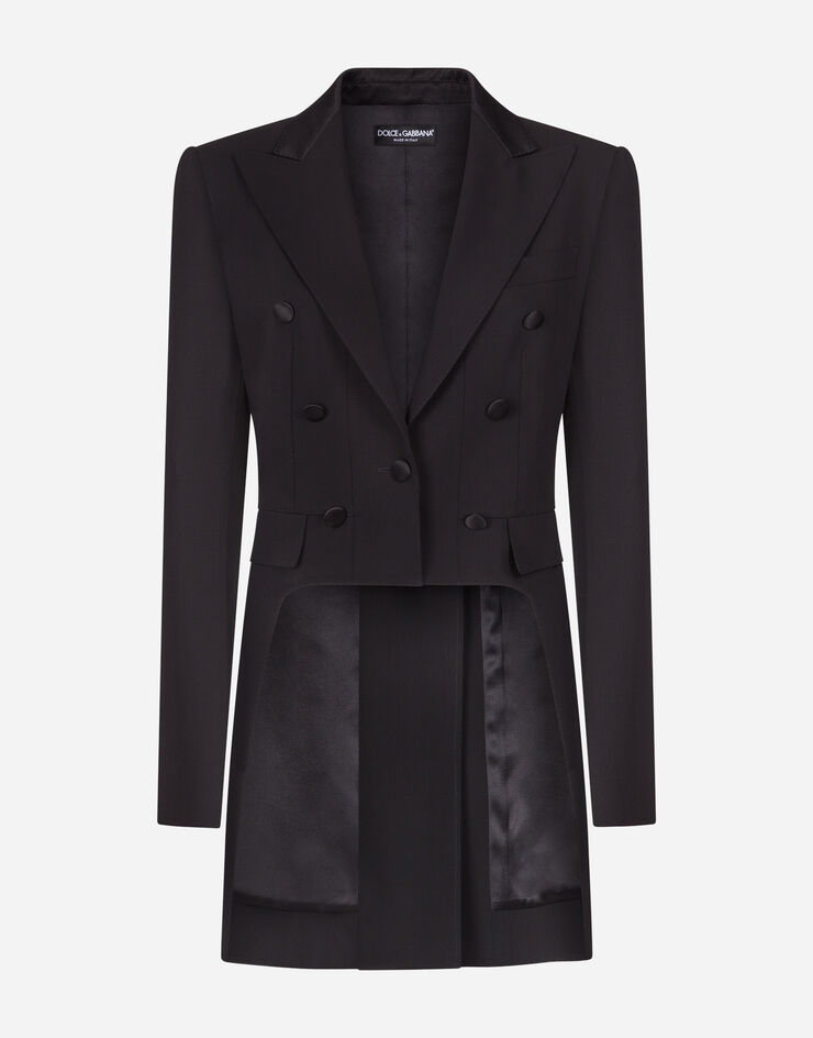 Dolce & Gabbana Woolen fabric tailcoat BLACK F29DATFU2KF