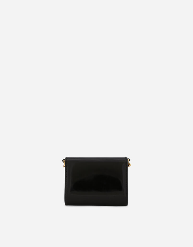 Dolce & Gabbana Polished calfskin DG micro bag Black BI3148A1037
