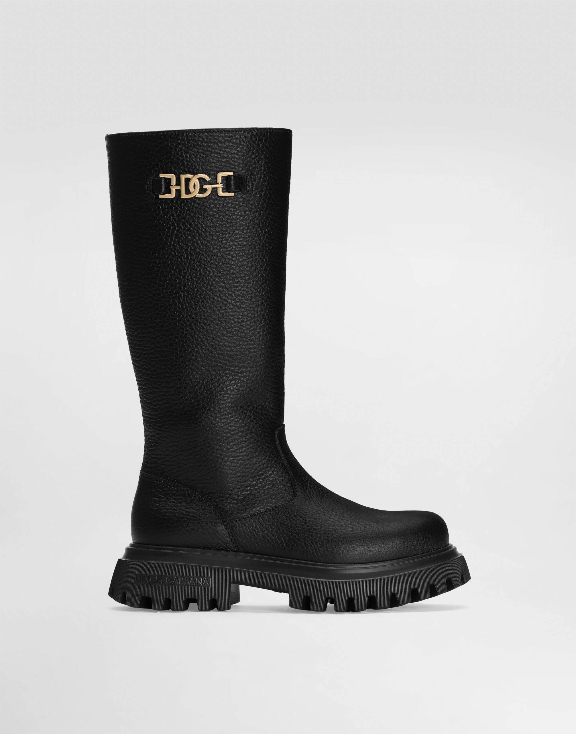 Calfskin boots in for Girls | Dolce&Gabbana® US