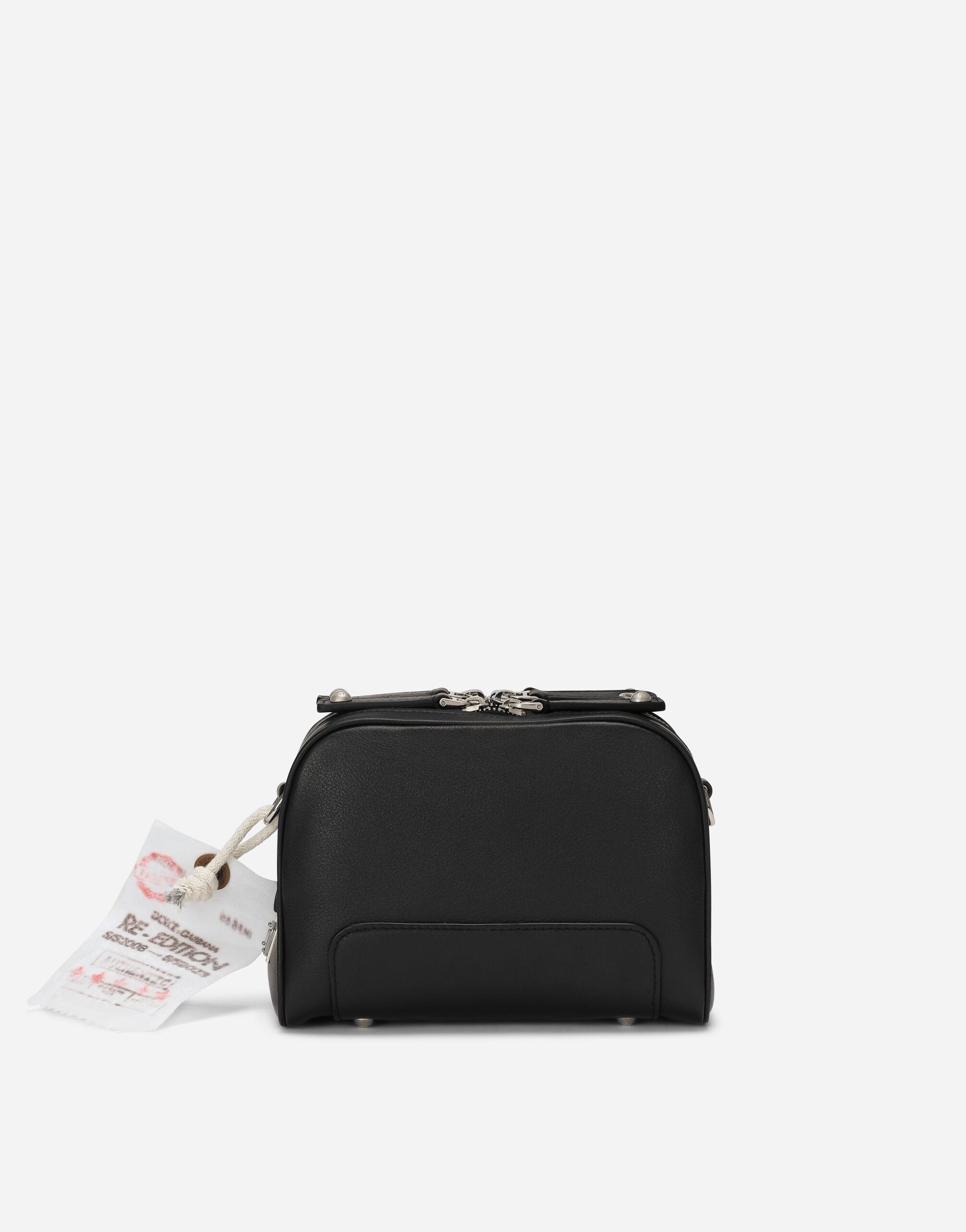 Dolce & Gabbana Calfskin toiletry bag Grey BP0330AT489