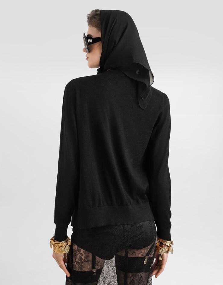Dolce & Gabbana Cashmere cardigan Dolce & Gabbana Cashmere cardigan Black FXV09ZJGMHZ