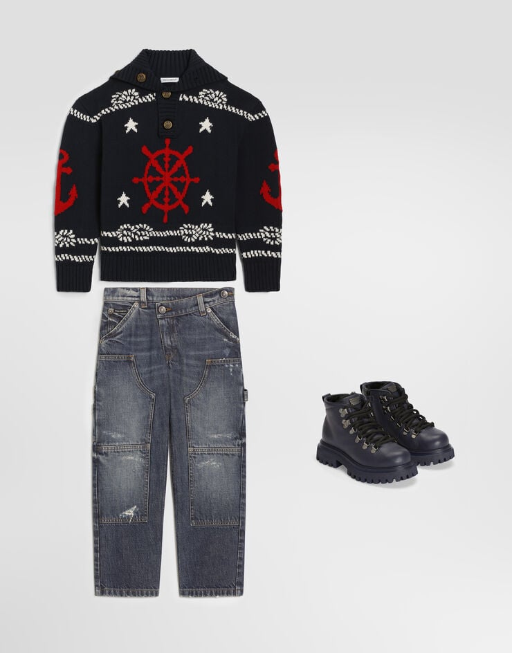 Dolce & Gabbana 5-pocket denim trousers Blue L42F95LDE13