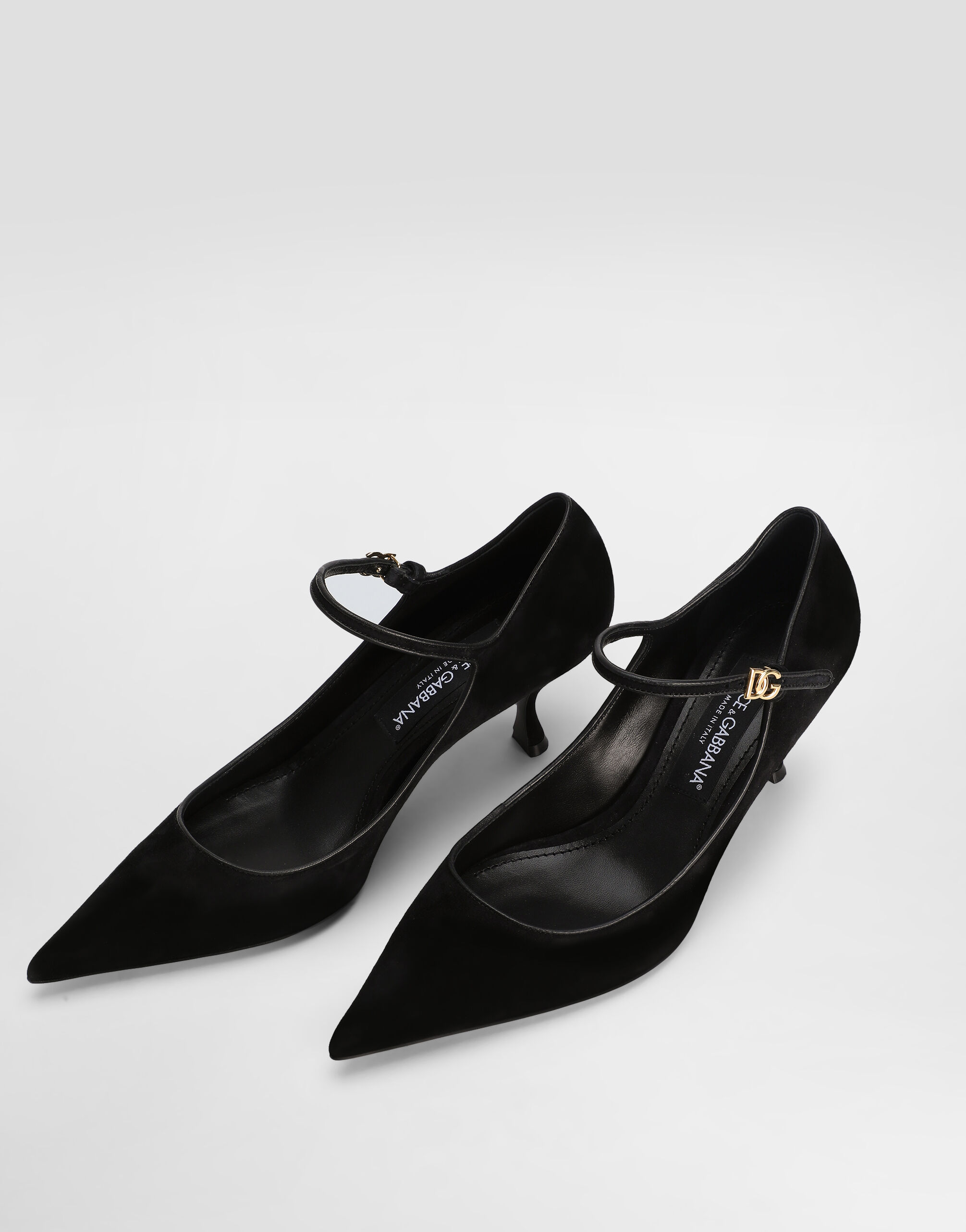 パンプス　黒 　ドルチェ＆ガッバーナ Blackのウィメンズ スエード＆ナッパレザー パンプス | Dolce&Gabbana®