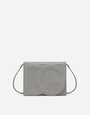Dolce & Gabbana Bolso bandolera DG Logo Gris BB7287AW576