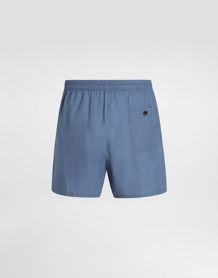 Dolce & Gabbana Boxershorts aus Baumwollpopeline Azure M3A12TON0ED