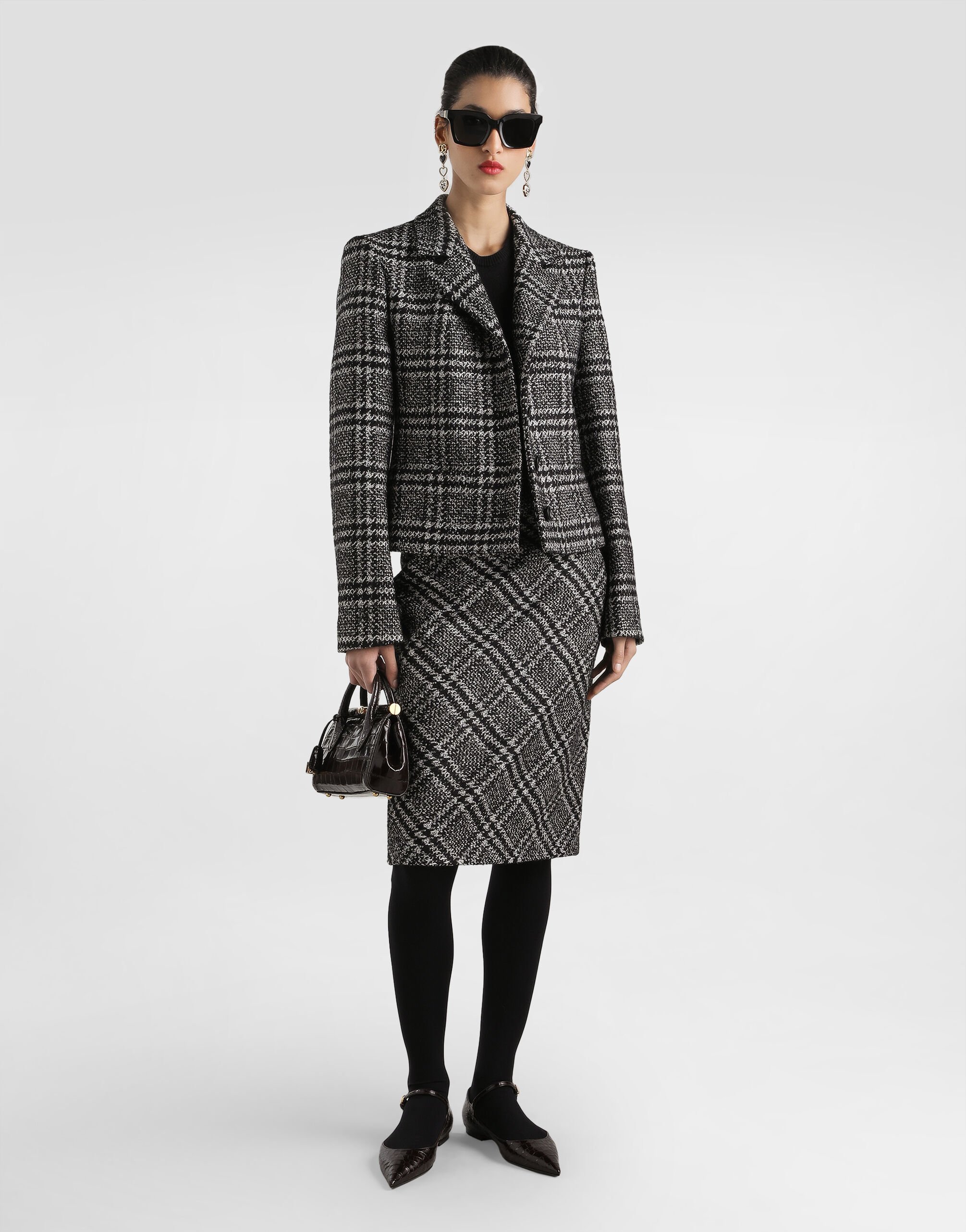 Marlene day mini handbag in polished alligator in Brown for Women