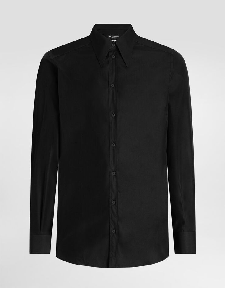 Dolce & Gabbana Martini poplin shirt Black G5NP9TGJ721